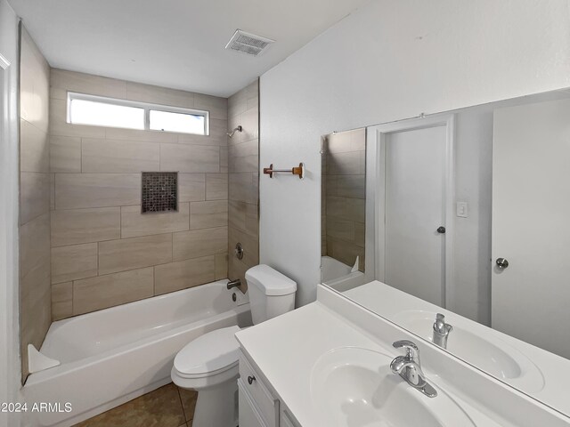 hall featuring light tile patterned floors