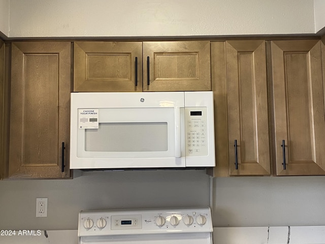 interior details with stove