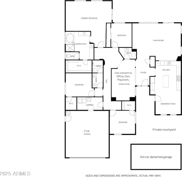 2554 E Honeysuckle Pl, Chandler, AZ 85286 - view of home floor plan