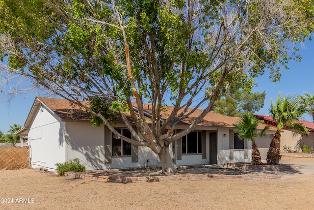 view of back of property