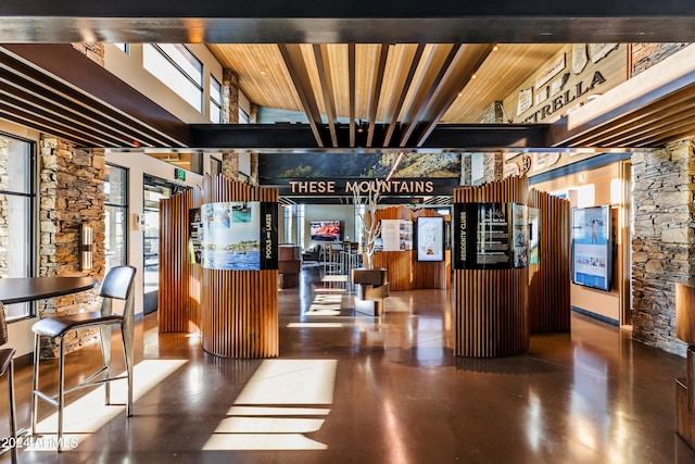 view of reception area