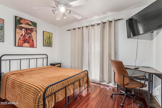 8566 N 108th Ln, Peoria, AZ 85345 - bedroom featuring wood finished floors and ceiling fan