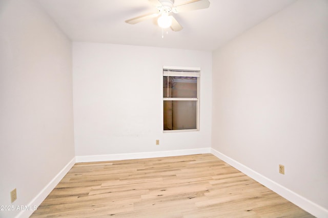 5941 W Venus Way, Chandler, AZ 85226 - empty room with a ceiling fan, light wood-style flooring, and baseboards