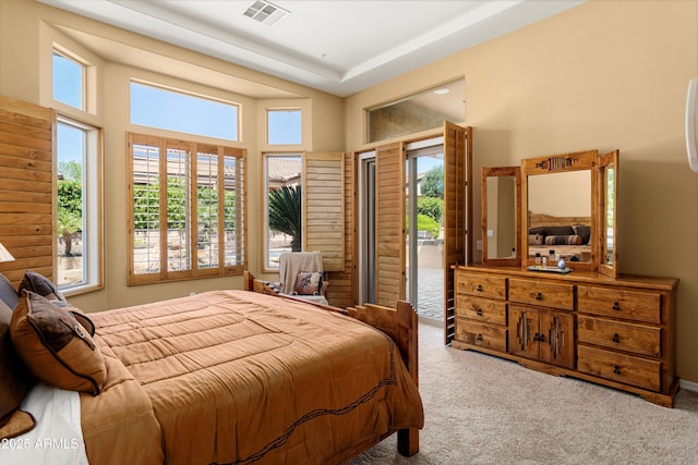 12976 W Plum Rd, Peoria, AZ 85383 - carpeted bedroom with access to exterior and visible vents