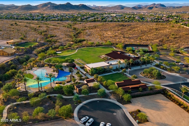 12976 W Plum Rd, Peoria, AZ 85383 - aerial view with a mountain view