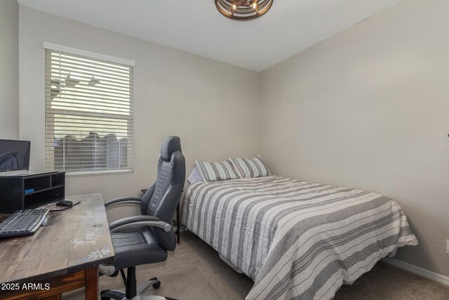 4514 W Hazel Ln, San Tan Valley, AZ 85144 - carpeted bedroom featuring a desk and baseboards