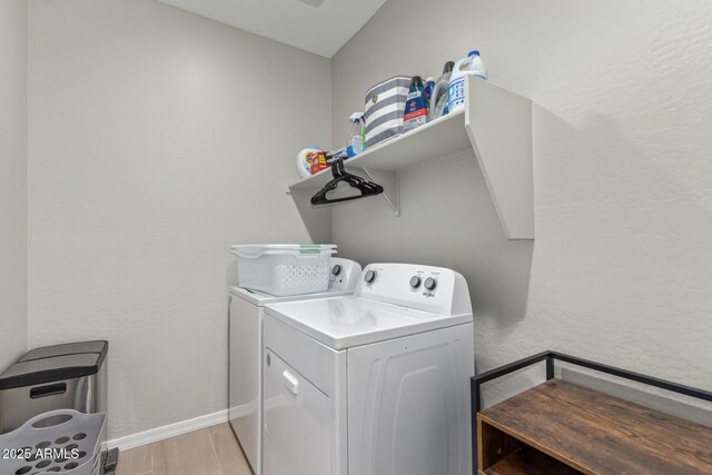 4514 W Hazel Ln, San Tan Valley, AZ 85144 - washroom with separate washer and dryer and baseboards