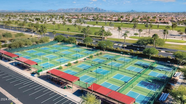 4863 W Picacho Dr, Eloy, AZ 85131 - bird's eye view featuring a mountain view and a residential view
