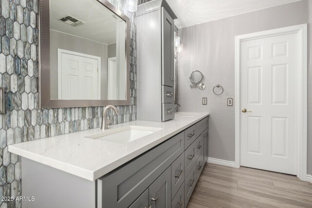 1918 E Megan St, Gilbert, AZ 85295 - full bath featuring double vanity and wood finished floors