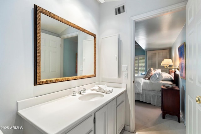 84 Biltmore Est, Phoenix, AZ 85016 - bathroom with visible vents, ensuite bathroom, and vanity