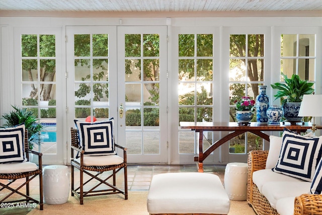84 Biltmore Est, Phoenix, AZ 85016 - sunroom with french doors and a wealth of natural light