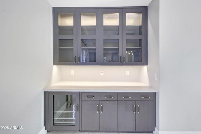 26204 S Washington St, Chandler, AZ 85249 - bar with wine cooler and baseboards