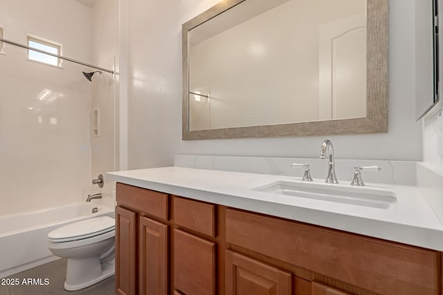 26860 N 102nd Ln, Peoria, AZ 85383 - full bathroom featuring shower / bathtub combination, toilet, and vanity