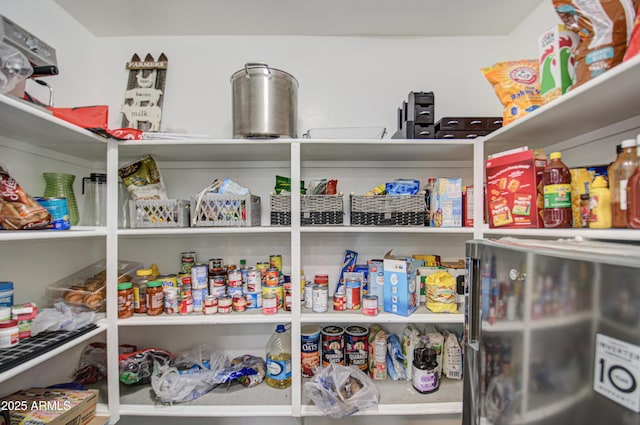 view of pantry