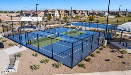 9964 W Piccadilly Rd, Avondale, AZ 85392 - view of sport court with fence and a residential view