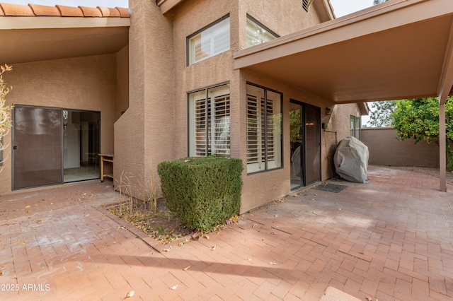 exterior space featuring a patio