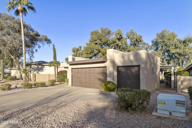 view of pueblo-style home