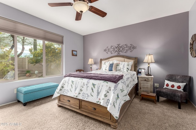 5083 W Buckskin Dr, Eloy, AZ 85131 - carpeted bedroom featuring a ceiling fan