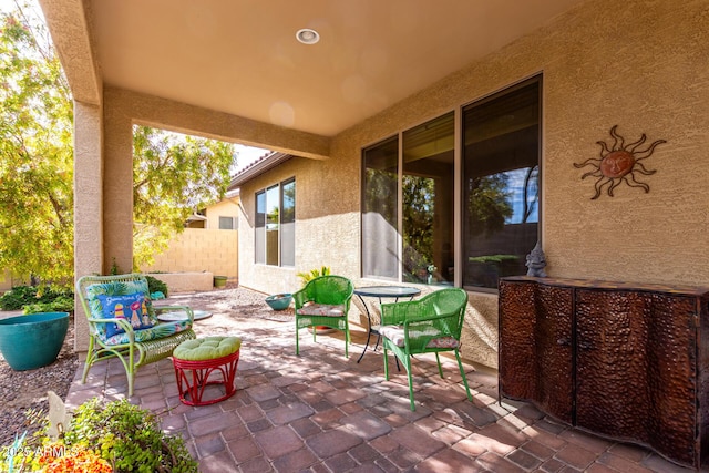 5083 W Buckskin Dr, Eloy, AZ 85131 - view of patio with fence