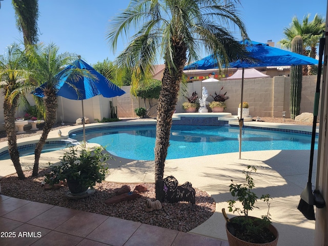 316 W Anderson Ave, Phoenix, AZ 85023 - view of swimming pool featuring a fenced backyard and a patio