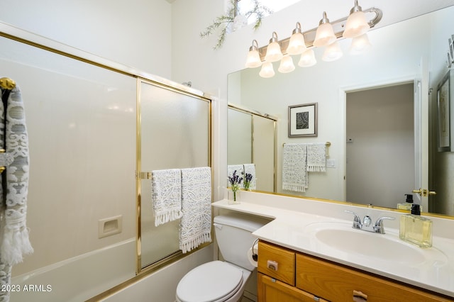 316 W Anderson Ave, Phoenix, AZ 85023 - bathroom with vanity and combined bath / shower with glass door