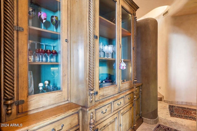 room details featuring tile patterned flooring