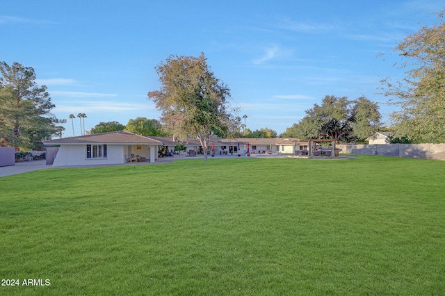 view of yard