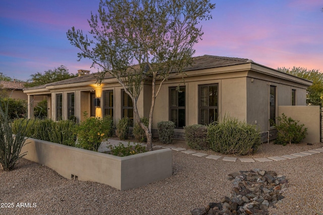 26099 N 88th Way, Scottsdale, AZ 85255 - rear view of property featuring stucco siding and a tiled roof