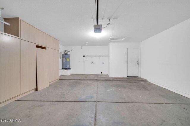 11154 W Ashley Chantil Dr, Surprise, AZ 85378 - garage with water heater and a garage door opener
