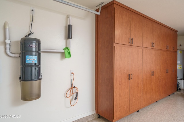 room details featuring gas water heater