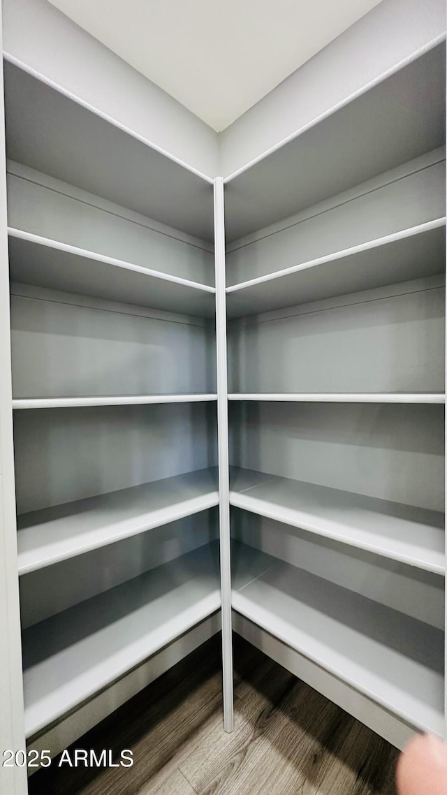 view of storage area