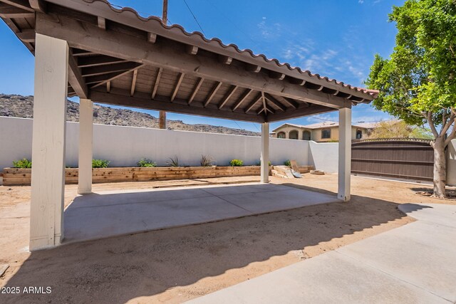 2701 E Caldwell St, Phoenix, AZ 85042 - view of patio / terrace with a gazebo and a fenced backyard