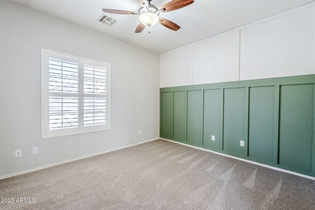 6317 S Kimberlee Way, Chandler, AZ 85249 - unfurnished room with a ceiling fan and carpet flooring