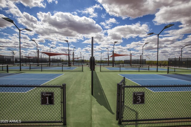 26421 W Zachary Dr, Buckeye, AZ 85396 - view of tennis court featuring fence