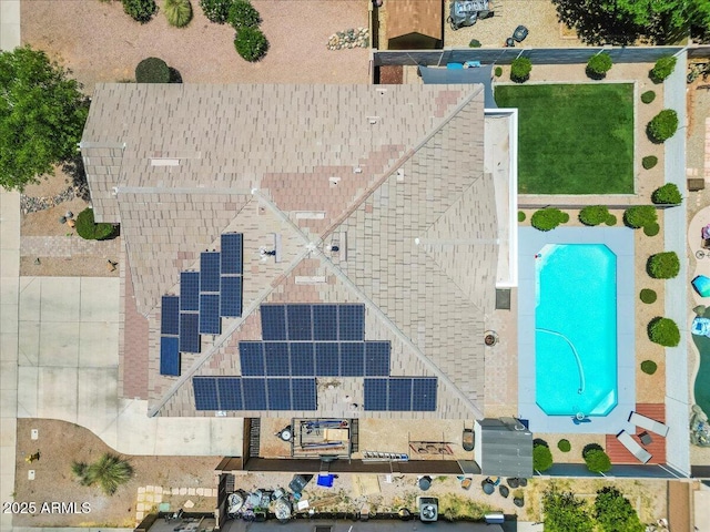 2466 E Harrison Ct, Gilbert, AZ 85295 - aerial view of a pool