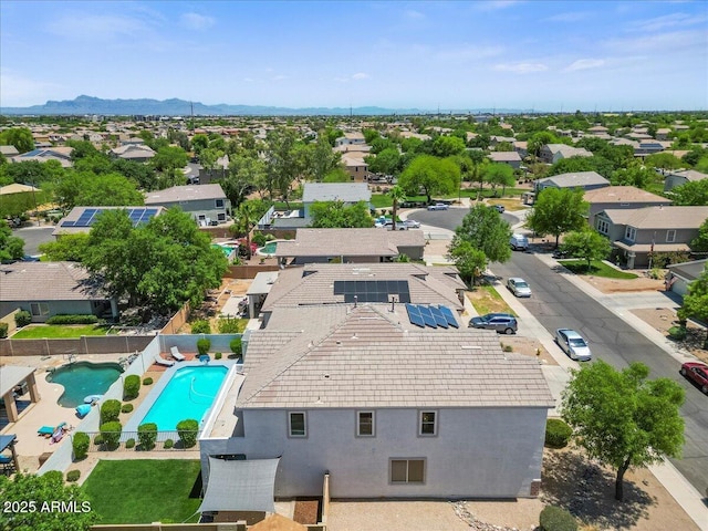 2466 E Harrison Ct, Gilbert, AZ 85295 - aerial view of residential area with a pool