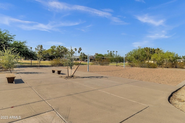 view of community with volleyball court