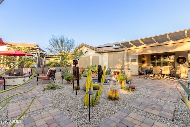 view of patio / terrace with outdoor lounge area