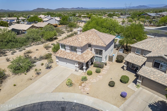 31259 N 42nd Pl, Cave Creek, AZ 85331 - aerial perspective of suburban area with mountains