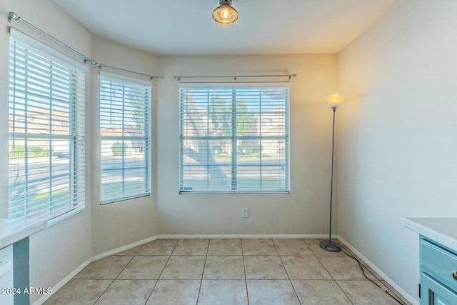 view of tiled empty room