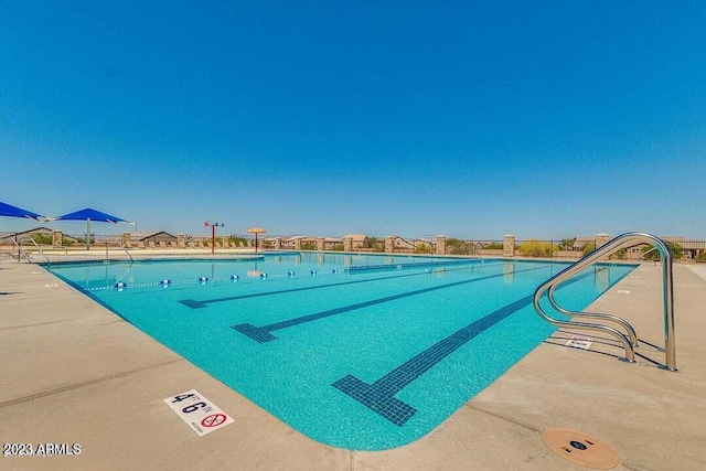 view of pool