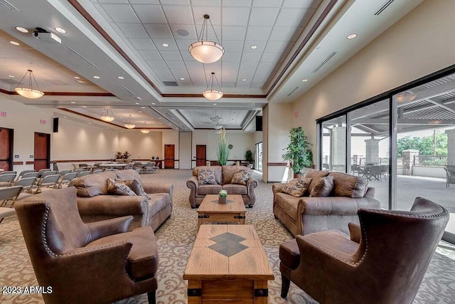 common area with visible vents