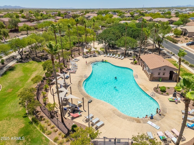 17652 W Fetlock Trl, Surprise, AZ 85387 - view of swimming pool with a residential view