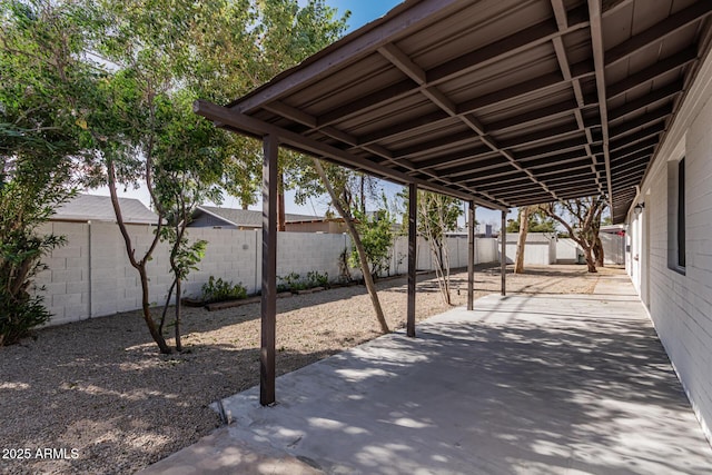 view of patio