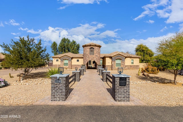 view of mediterranean / spanish house