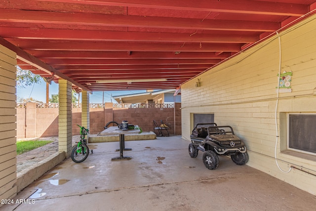 view of patio