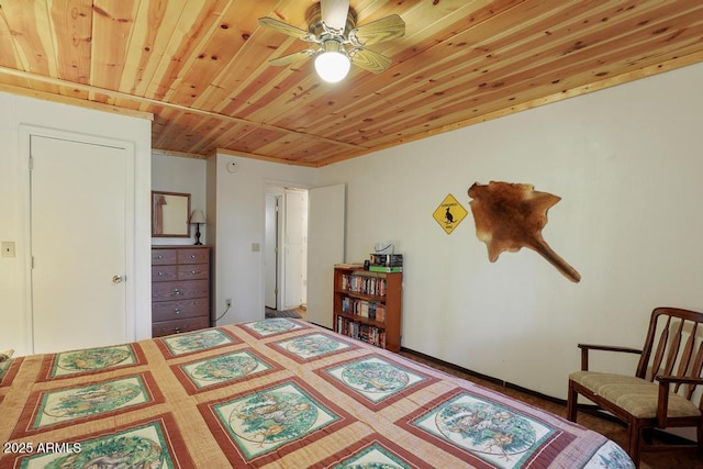 197 S Hiscox Ln, Payson, AZ 85541 - bedroom featuring wooden ceiling