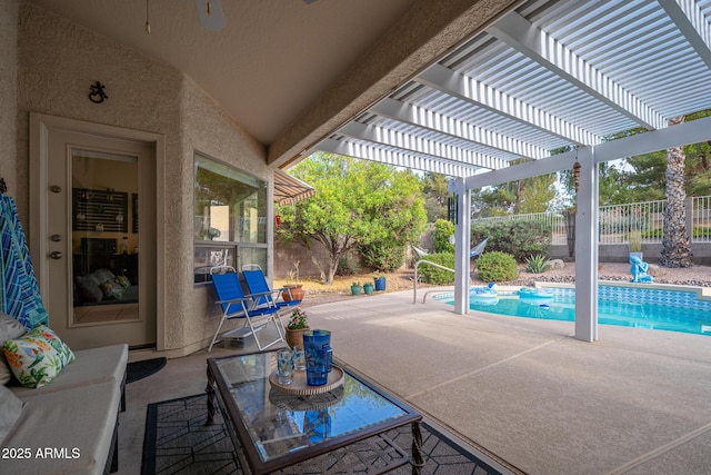 835 W Beechnut Dr, Chandler, AZ 85248 - fenced backyard with a pergola and a patio