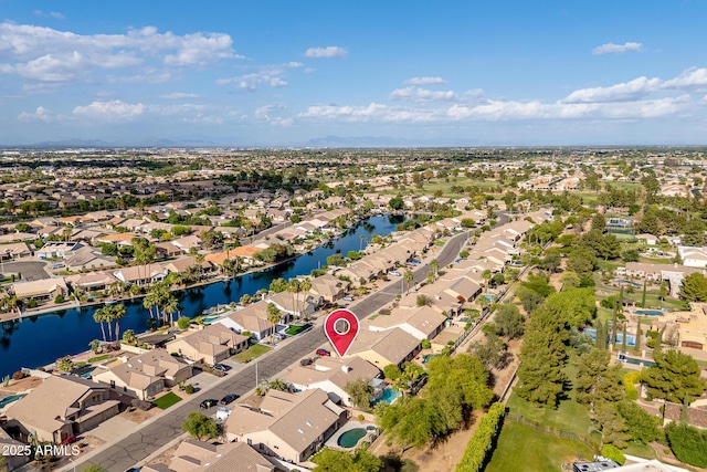 835 W Beechnut Dr, Chandler, AZ 85248 - aerial perspective of suburban area with a large body of water