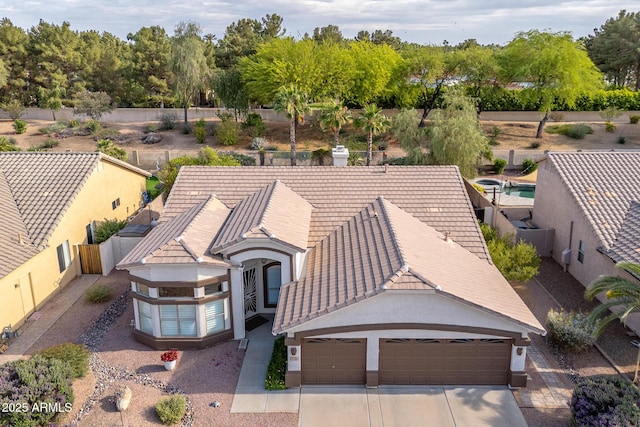 835 W Beechnut Dr, Chandler, AZ 85248 - aerial view of property and surrounding area
